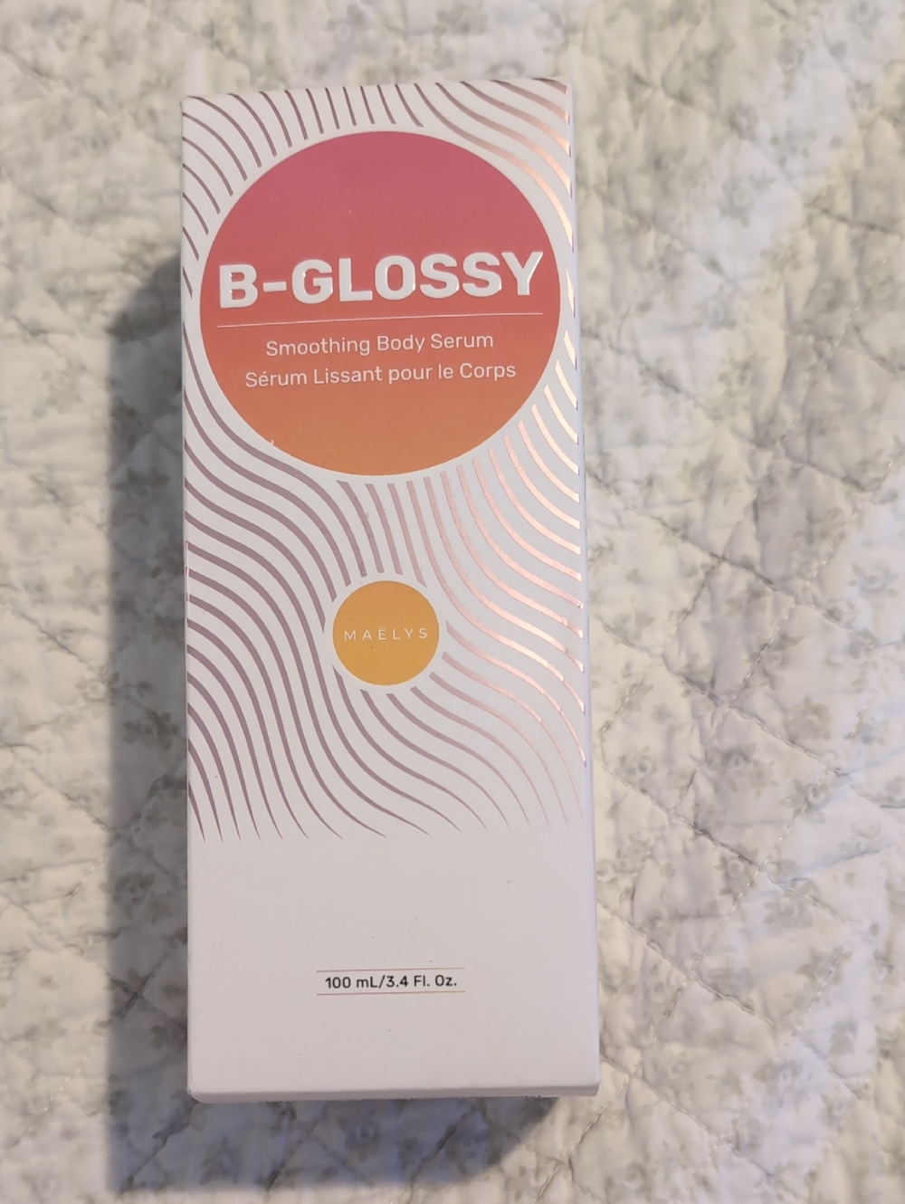 Maelys B-Glossy Smoothing Body Serum — Pink/Peach